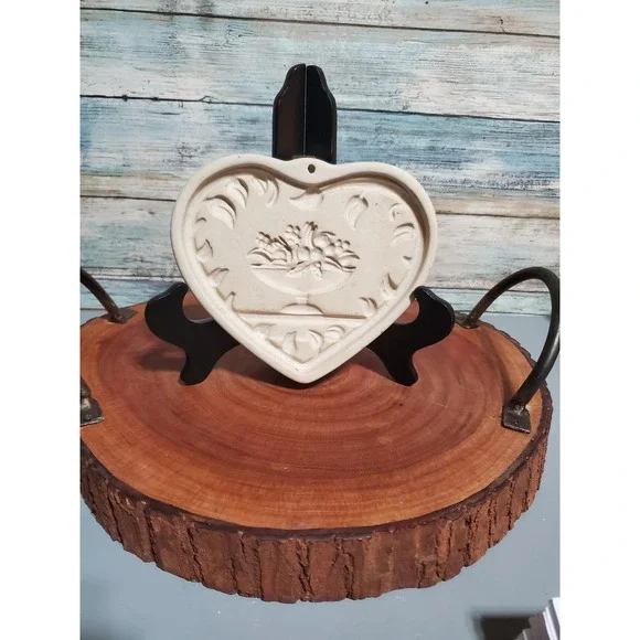 😎Pampered Chef Ltd Heart Family Heritage Collection 1999 USA Ceramic Wall Decor