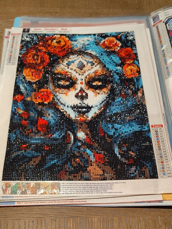 Blue & Orange Dia de los Muertos Wall Art - Brand