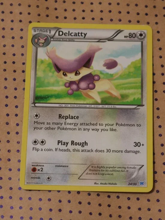 Delcatty 24/30 Pokemon Card (2015)