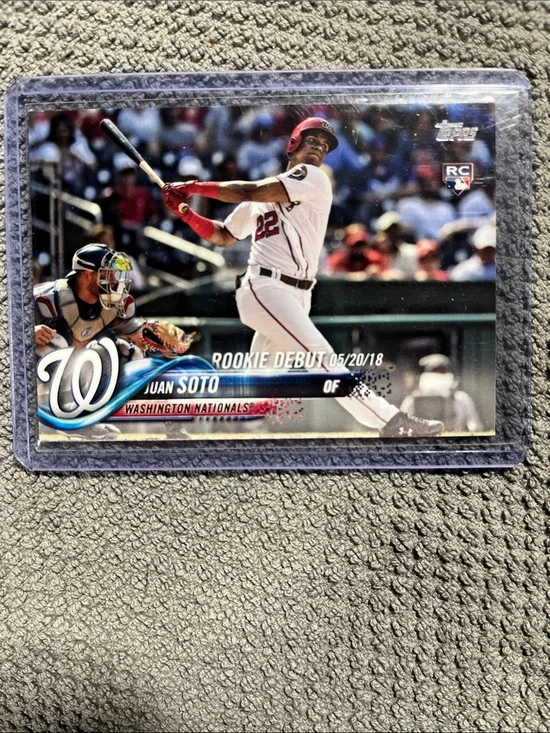 2018 Topps Update Juan Soto Rookie Debut (RC)