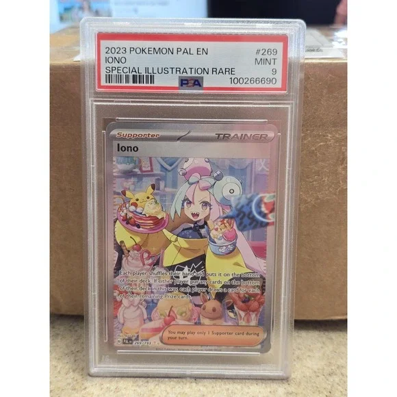 Pokemon 2023 Iono 269/193 SIR Paldea Evolved GEM MINT PSA 9