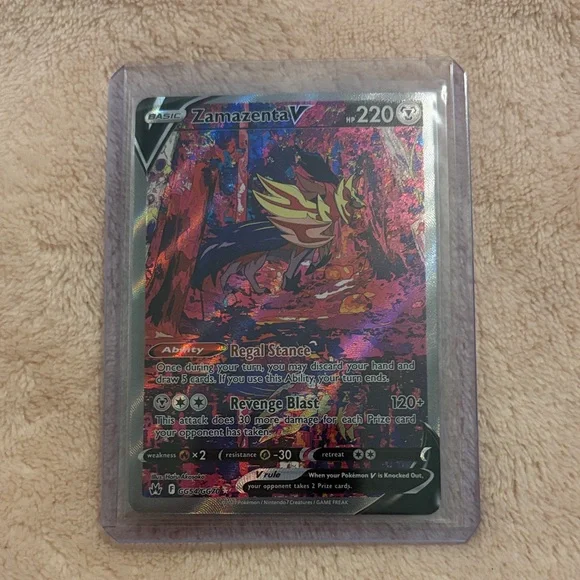 Pokemon Zamazenta V - Crown Zenith: Galarian Gallery (CRZ:GG) GG54/GG70