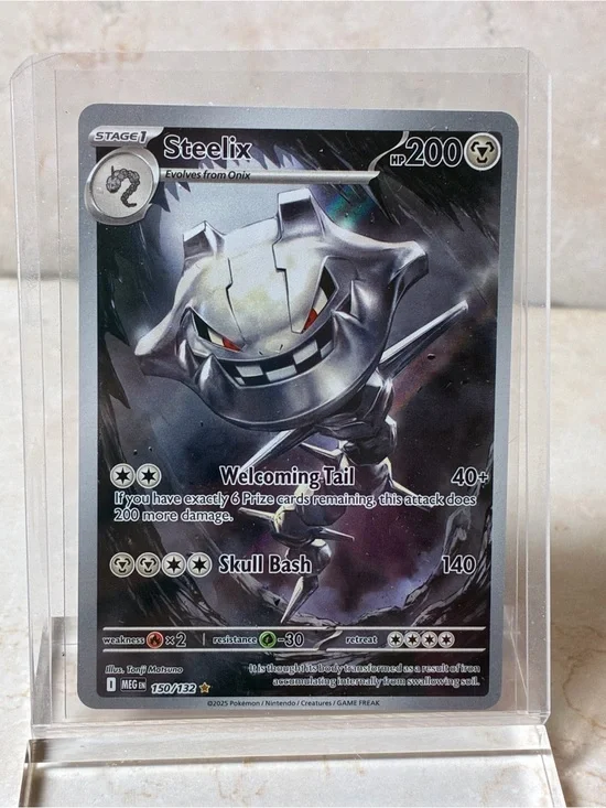 Steelix Pokémon TCG Holo Card - 150/132