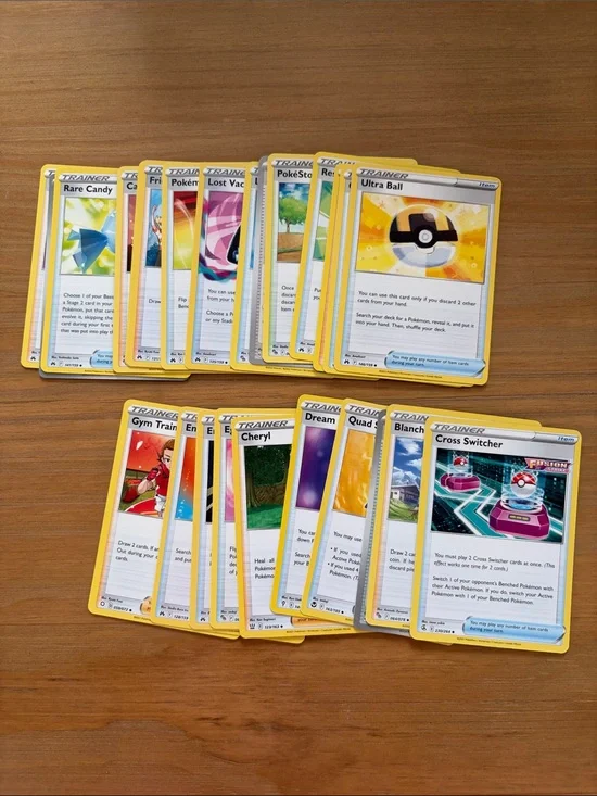 Mixed Pokémon TCG Trainer Lot 25 Unique Cards | ✨5/$25✨