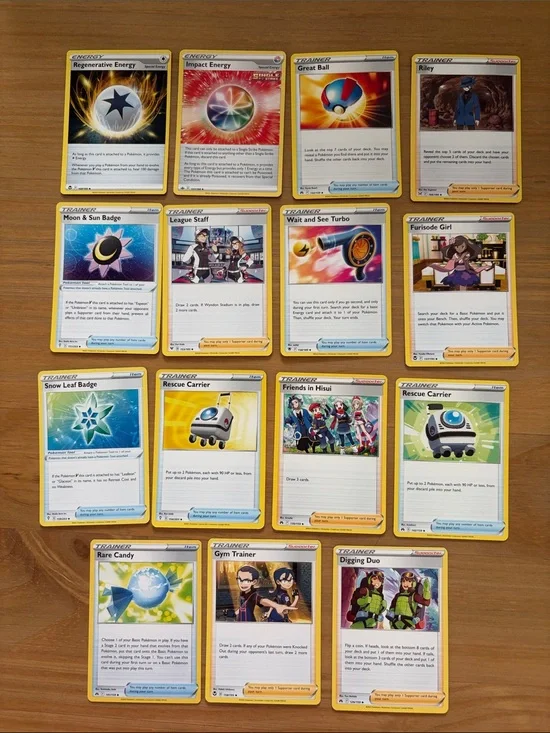Mixed Pokémon TCG Trainer & Special Energy Lot 15 Unique Cards | ✨5/$25✨