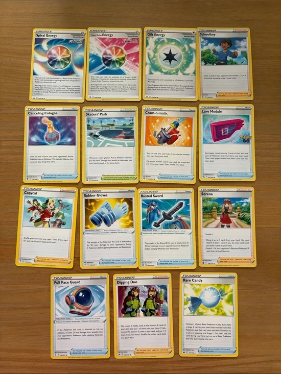 Mixed Pokémon TCG Trainer & Special Energy Lot 15 Unique Cards | ✨5/$25✨