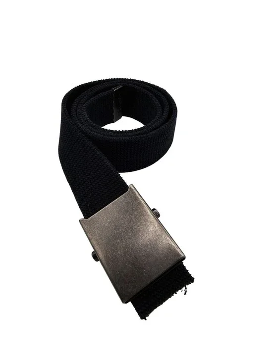 Columbia Unisex-adult Military Web Belt-Adjustable Sz S Cotton Strap Black