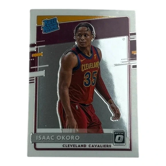 2020 21 Panini Donruss Optic Isaac Okoro Rated Rookie Card‎ Cleveland Cavaliers
