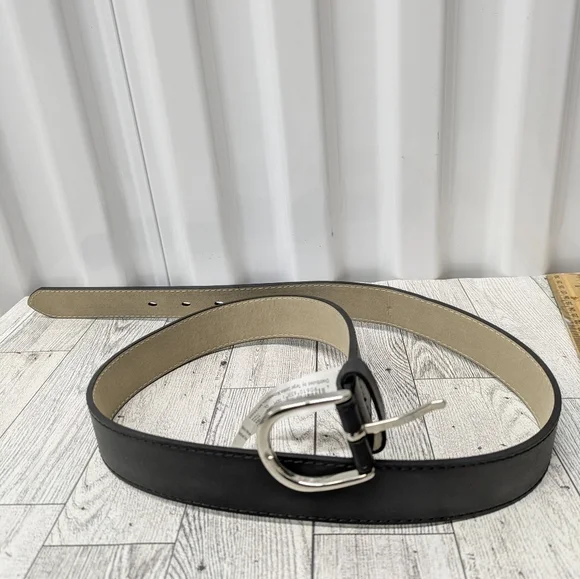 Target Black Belt with Silver Buckle