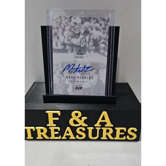 2018 Panini Luminance - Rookie Ink Mark Andrews #RI-MAN 21/249 (AU, RC)