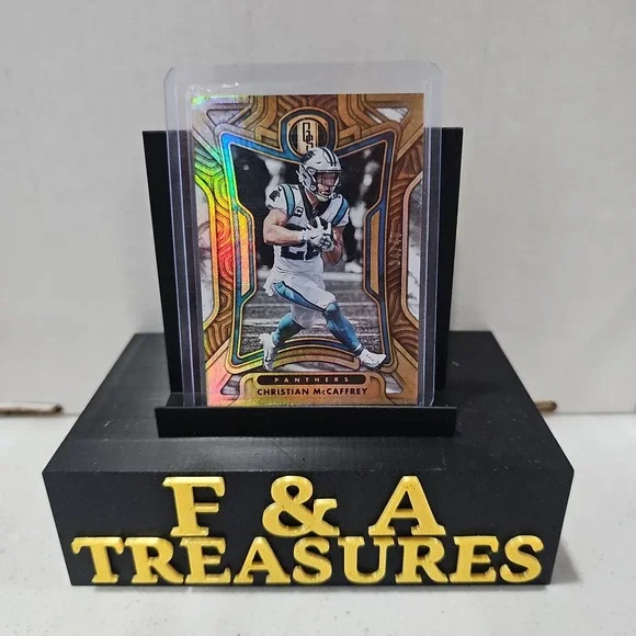 2022 Panini Gold Standard - Christian McCaffrey #14 White Gold 34/49