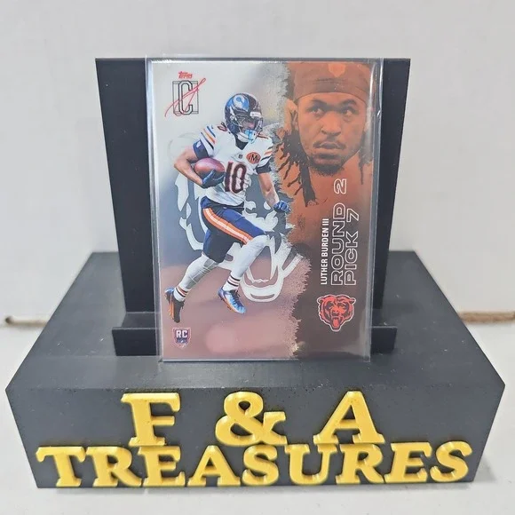 2025 Topps Signature Class Luther Burden III RC Chrome Rookie Chicago Bears