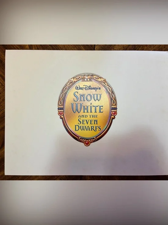 Disney Snow White and the Seven Dwarfs Lithograph Set 2001
