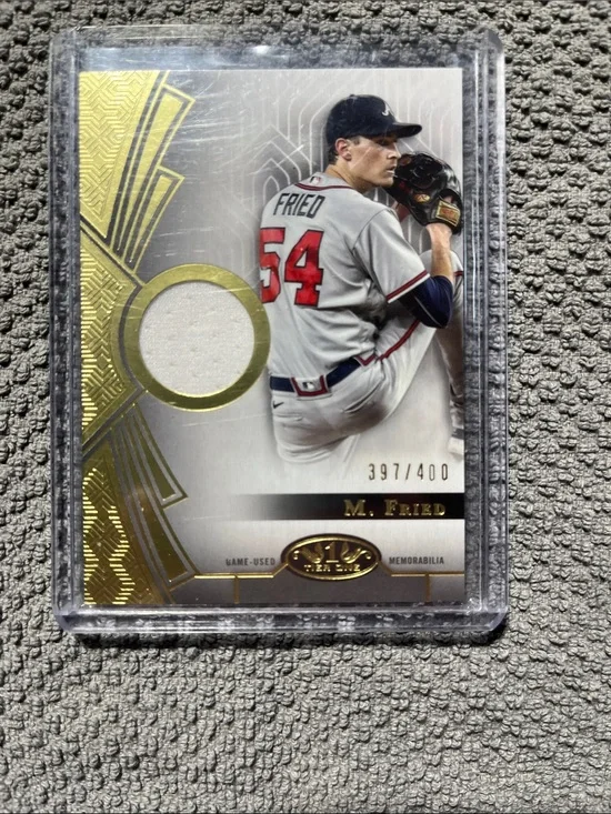 2023 Tier One Max Fried game used memorabilia /400 #TIR-MF