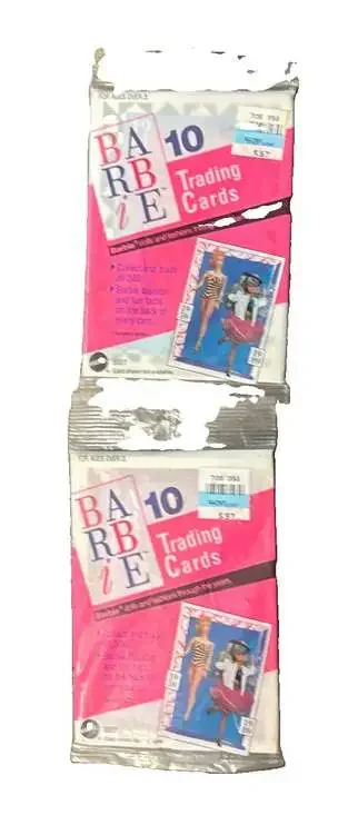 Barbie Trading Cards 2 Packs of 10 Sealed