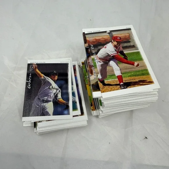 2003 Topps Gallery Baseball Card Lot 176 Count Tom Seaver Bartolo Colon MLB Art
