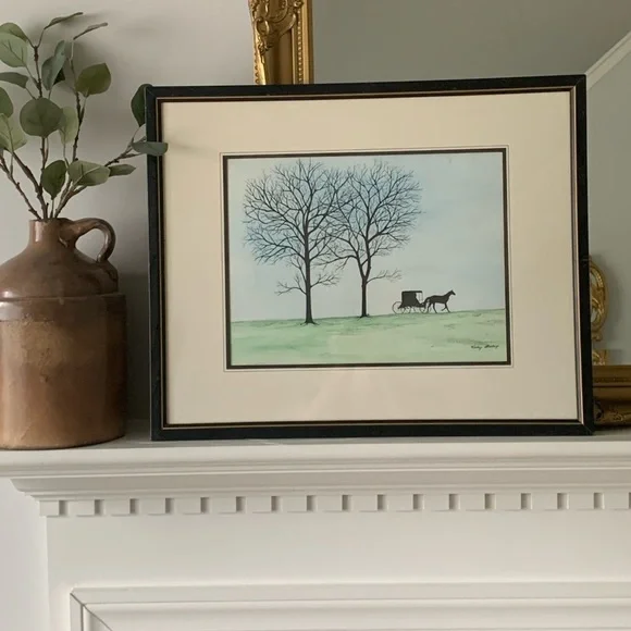 Kathy Shelley paintings‎ horse modern vintage wall decor hanging MCM