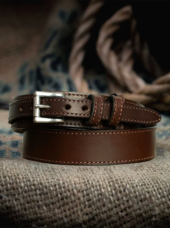 The Ranger Leather Men's Belt, Full Grain, Western, Dress & Function Wear