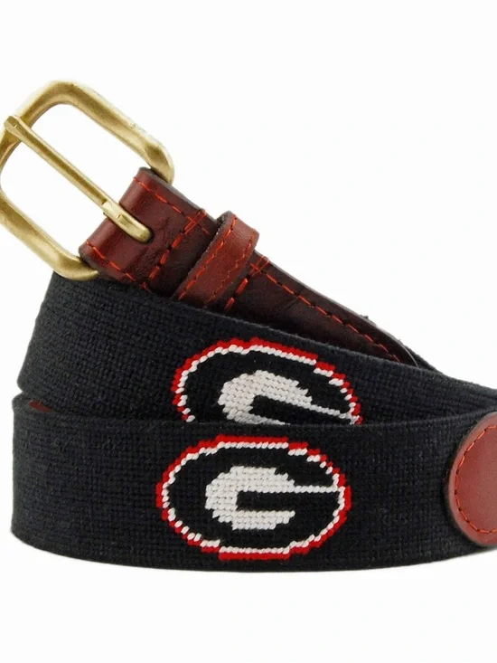 Smathers & Branson Georgia G Belt (Black) - 34