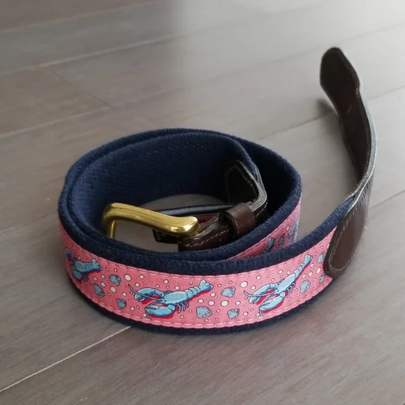 Vineyard vines belt, sz 32, perfect cond, lobster