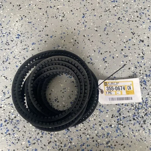 Genuine CAT  V-Belt Set‎ 355-0674 1 Piece New