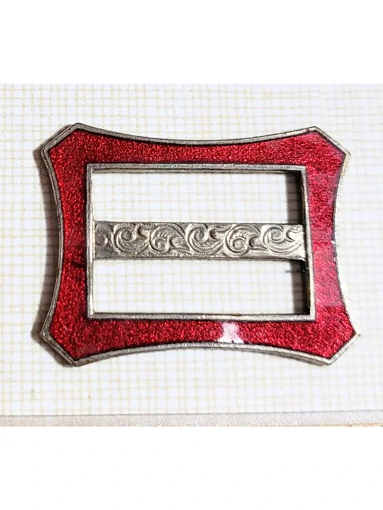 Art Deco Sash Belt Buckle Scarf‎ Slide Art Deco Accessory acc-