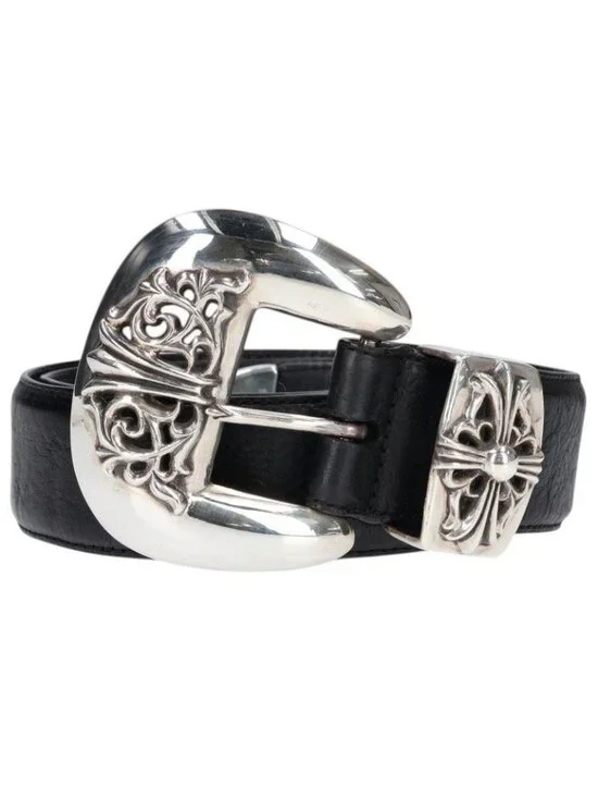 Chrome Hearts Classic PC Leather Belt 32