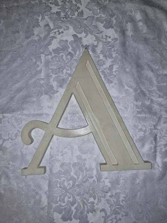 Neutral Cream Letter 