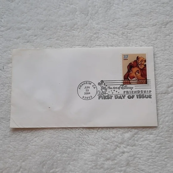 Disney 2004 Lion King First Day of Issue FDC Stamp Envelope