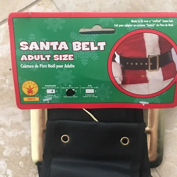 NWT Christmas Santa Belt Adult XL