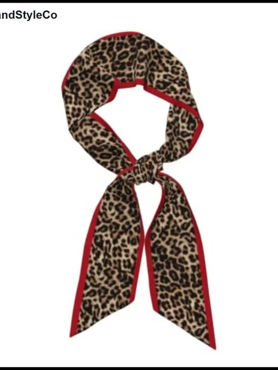 Silk Feel Satin Scarf for Women - Head Scarf, Hair Wrap, Neck Tie, Floral
