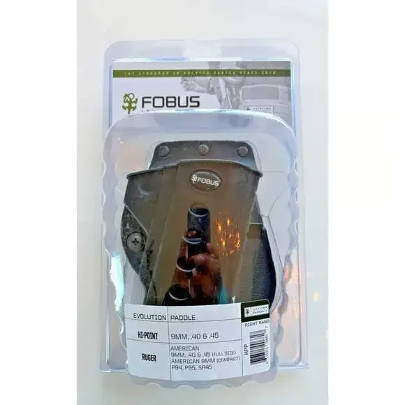ELITE FOBUS TACTICAL PADDLE HOLSTER for HI POINT 45 RUGER P93 P94 P95