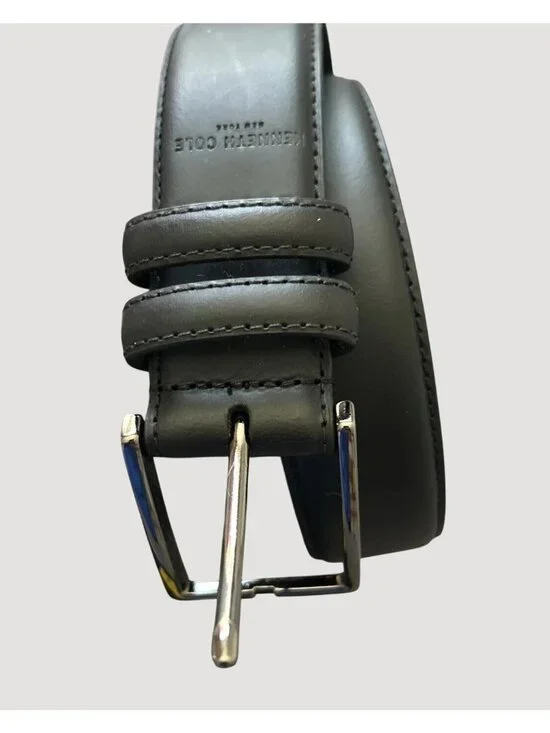 NWT Kenneth Cole Men's S Leather Belt Black