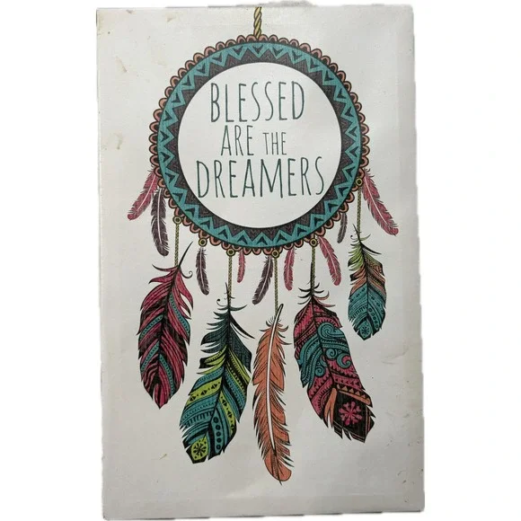 Hobby Lobby Blessed Are‎ The Dreamers Dreamcatcher Canvas Wall Art Boho Decor