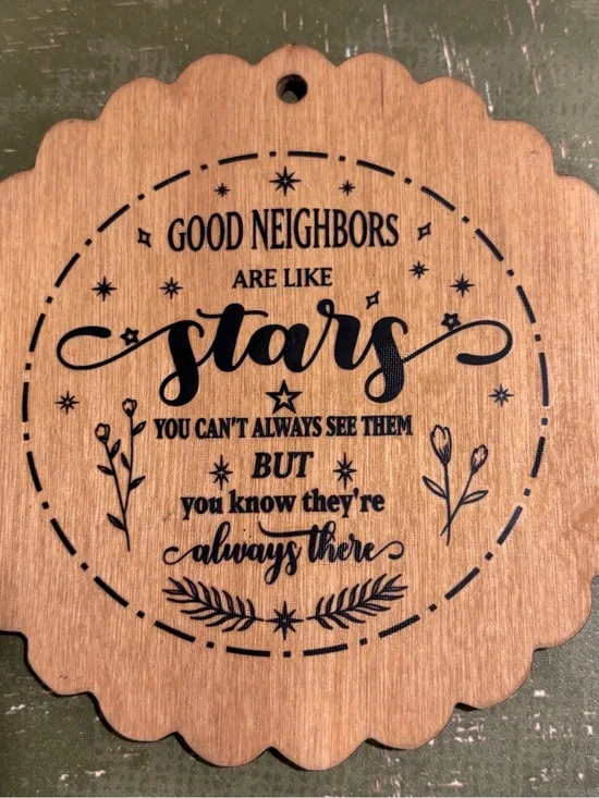 Wooden Wall Sign/ ornament 