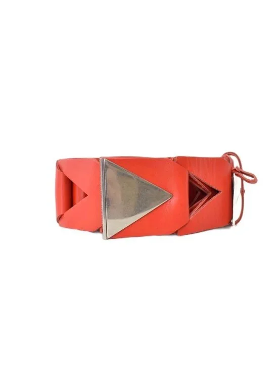 Bottega Veneta Star Mark Belt Triangle Leather