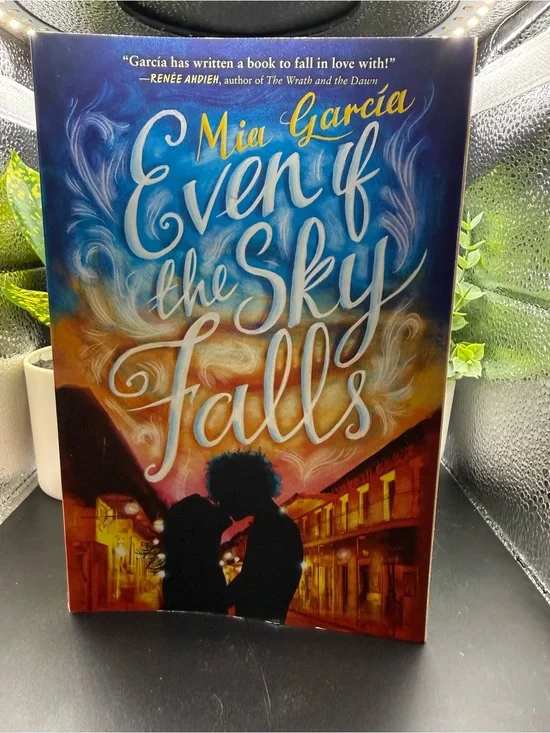 Even If the Sky Falls Wall Art Print - Blue, Orange, Gold