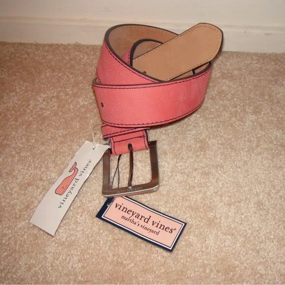 Vineyard Vines Nubuc Tipped Belt