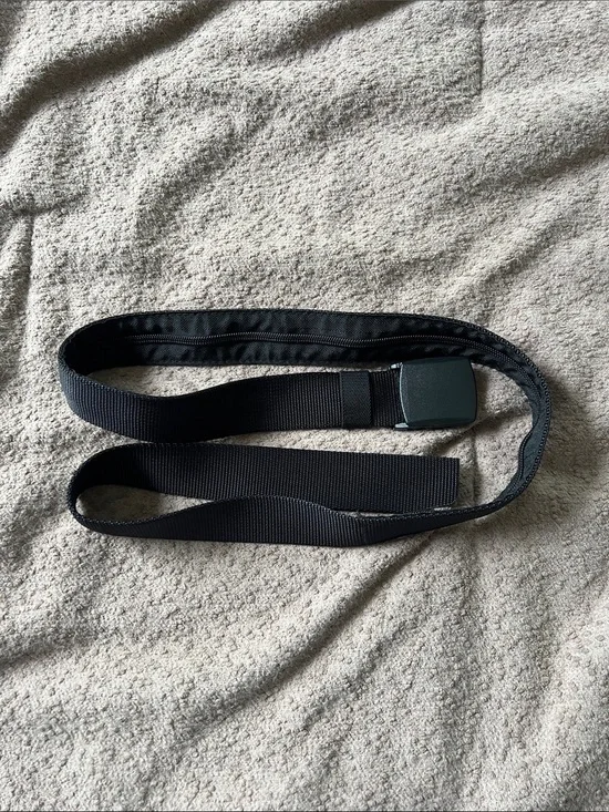 Black Men's Money Belt