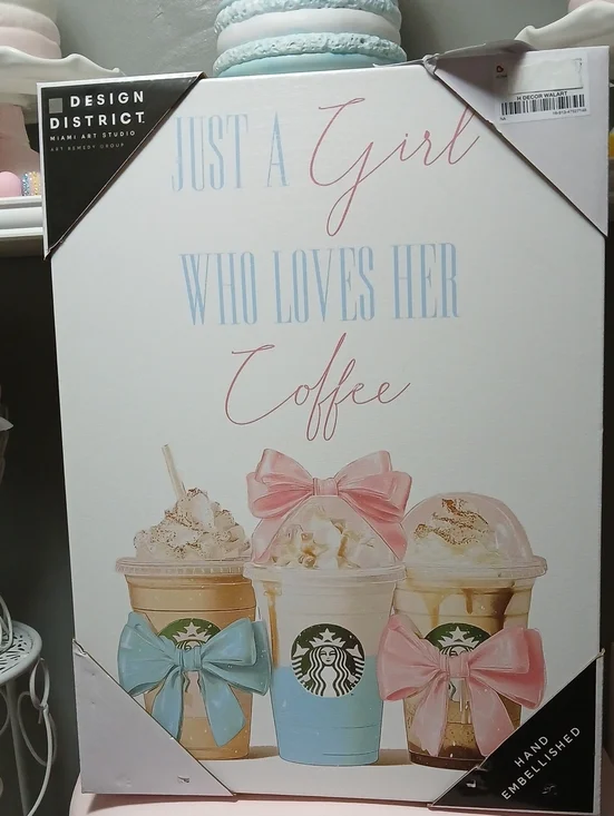 Starbucks Inspired Wall Art with 