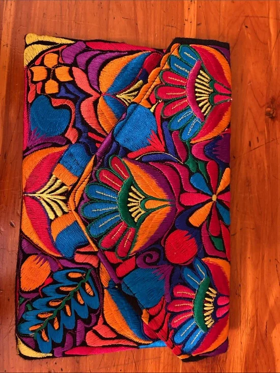 Vibrant Multicolor Embroidered Wall Hanging