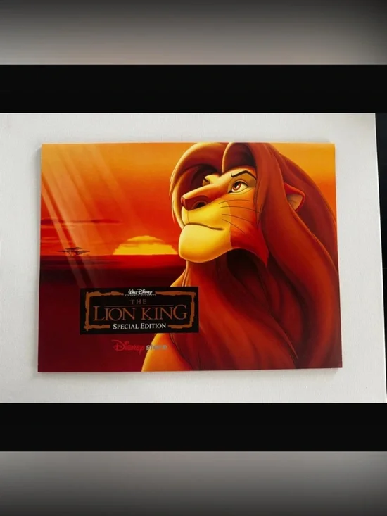 Disney Vintage Lion King Special Edition Movie Lithograph Portfolio
