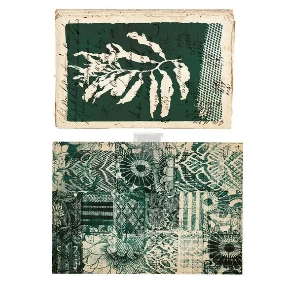 Redesign‎ with Prima Decor Transfers - Algae Print - 15x23 - Green Botanical