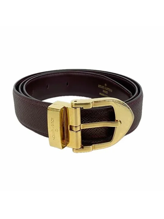 Louis Vuitton Belt Taiga Ceinture Acajou