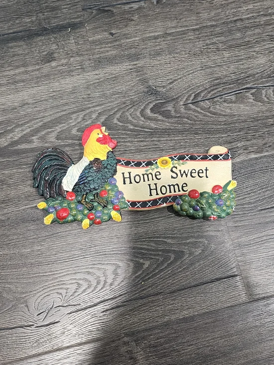 Home Sweet Home Rooster Wall Decor