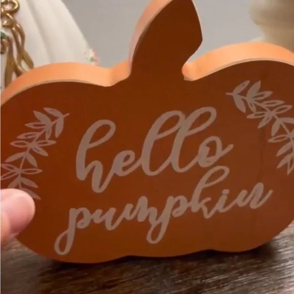 Orange‎ Pumpkin Wall Decor. NWOT