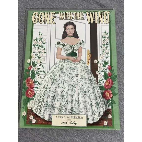 Vintage 1999 Gone‎ With The Wind Paper Doll Collection Peck Aubry 4 Dolls
