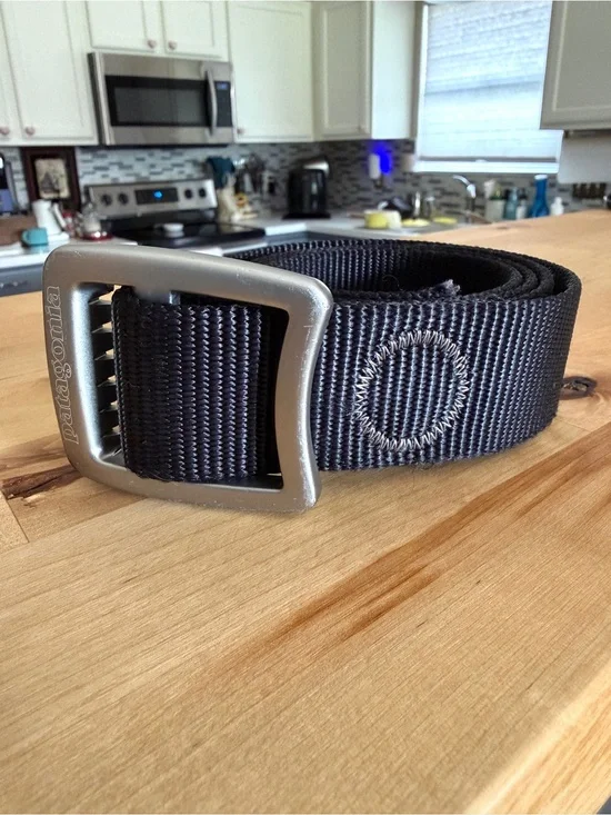 Patagonia VTG Black Friction Canvas Web Belt