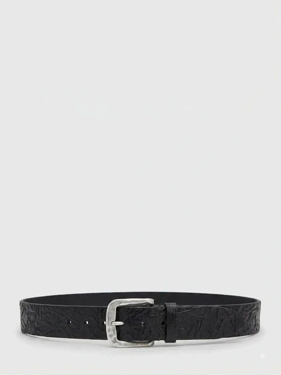 John Varvatos Nova Leather Belt Size 40  Black Brand new with tags