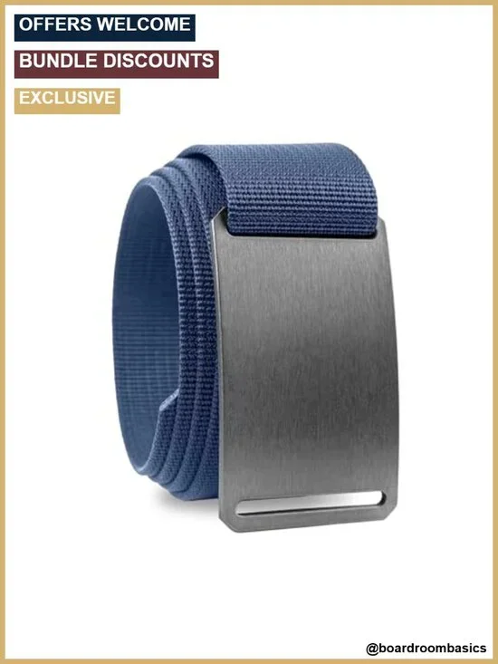 Nylon Aluminum Tactical Belt No-Hole Adjustable Men Women